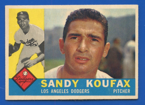 1960 topps 343 sandy koufax - 1960,