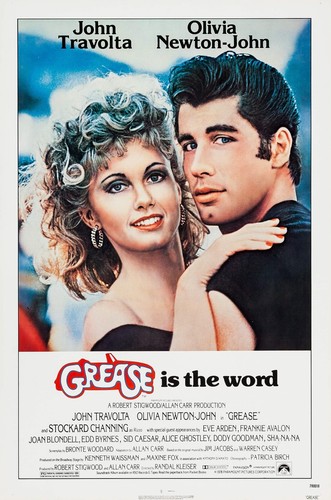 1978 grease movie poster - movie,