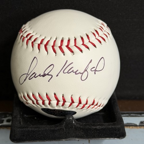 Sandy koufax signed baseball - signed,